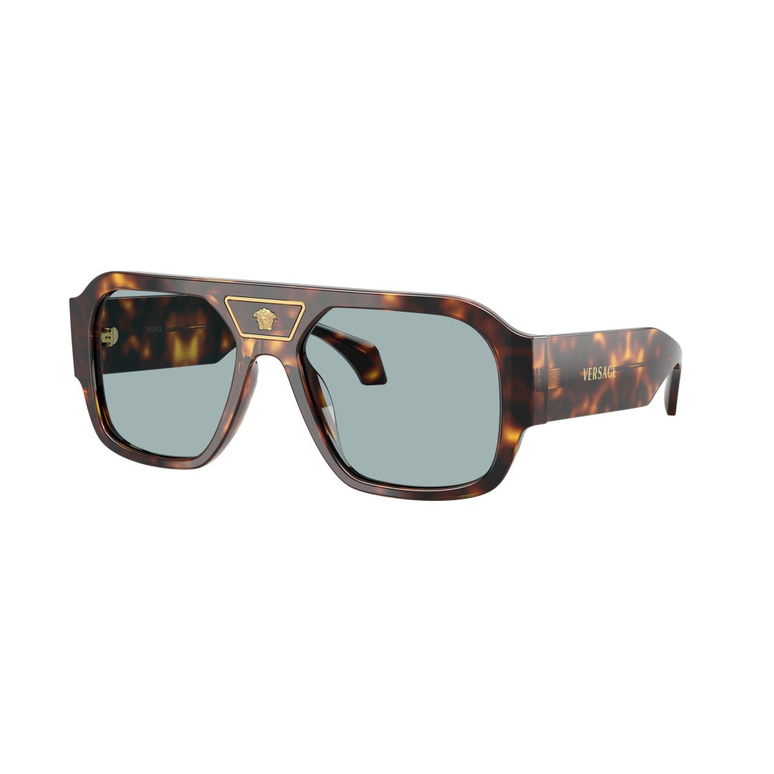 Versace 0Ve4508u Oversized Square Tortoiseshell Sunglasses