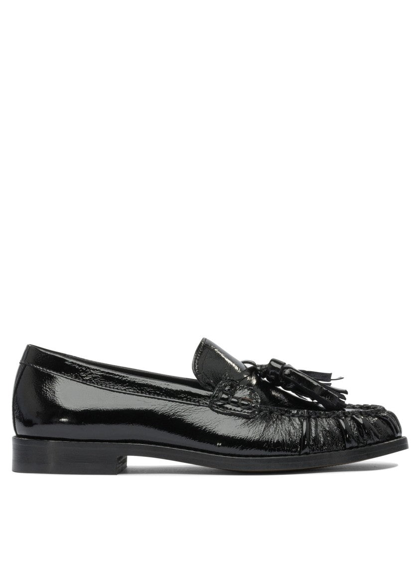 Alohas Marietta Onix Black Leather Loafers