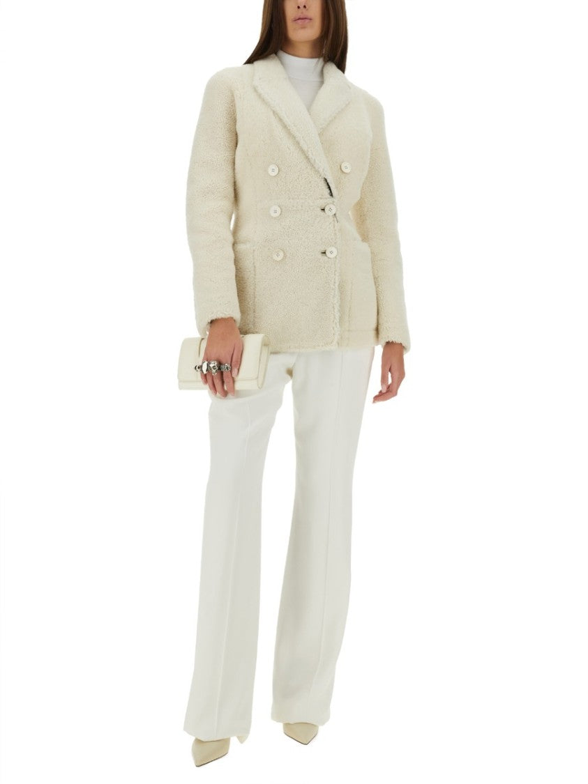 Alexander Mcqueen Double Breasted Coat