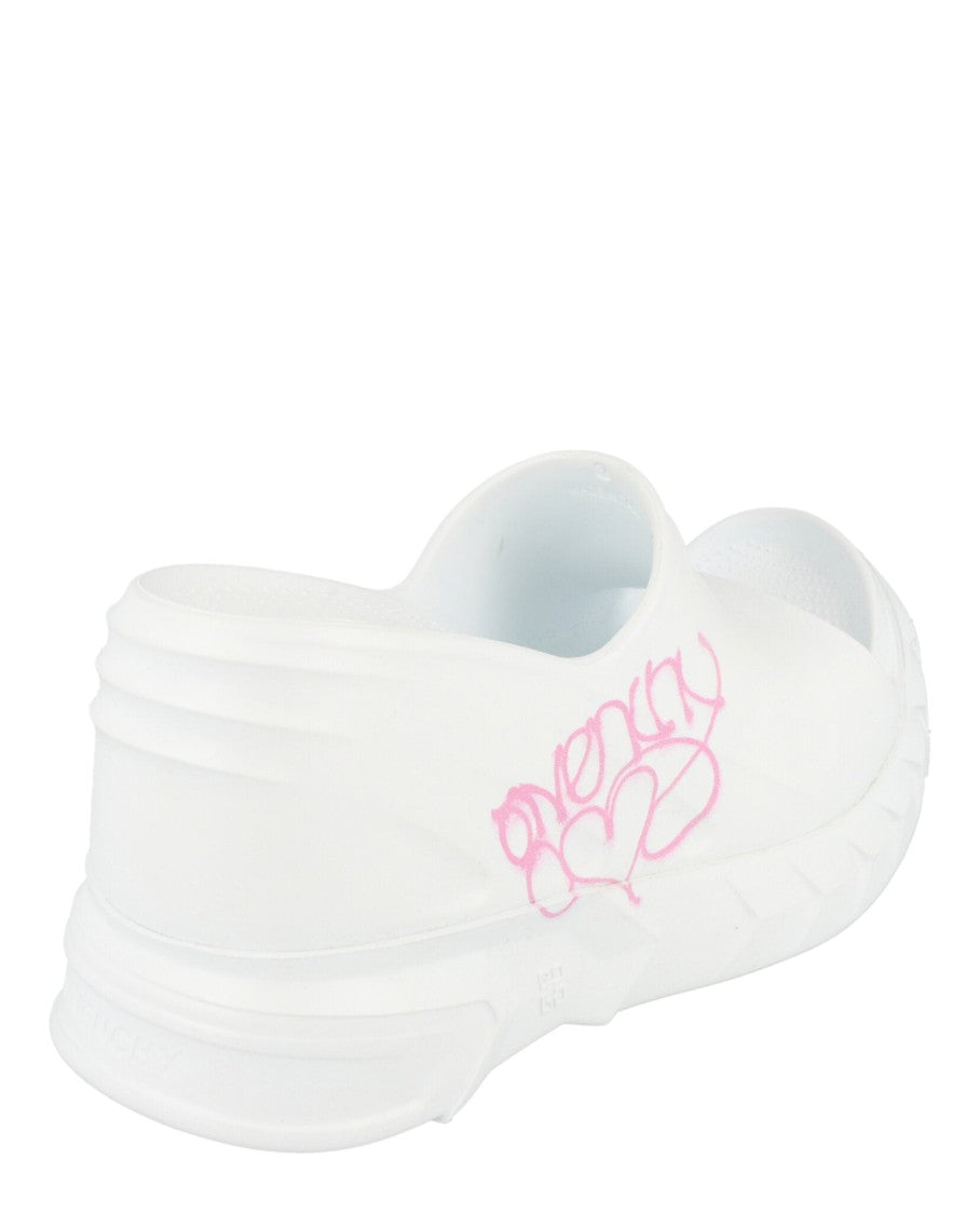 Givenchy Marshmallow Wedge Love Graphic Slides