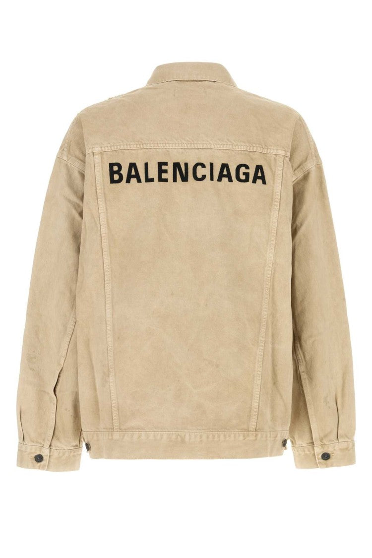 Balenciaga Beige Denim Jacket