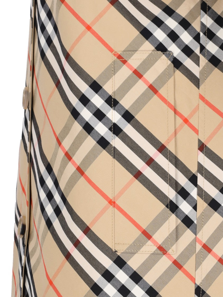 Burberry Reversible Midi Coat – Beige