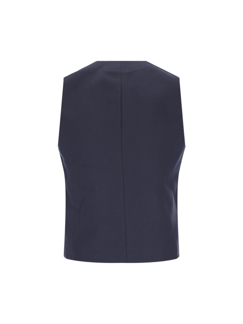 Ami V-Neck Sleeveless Vest