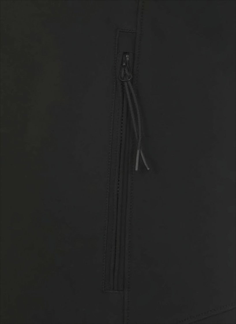 C.P. Company Fitted Black Jacket With Hood And Zippered Pockets