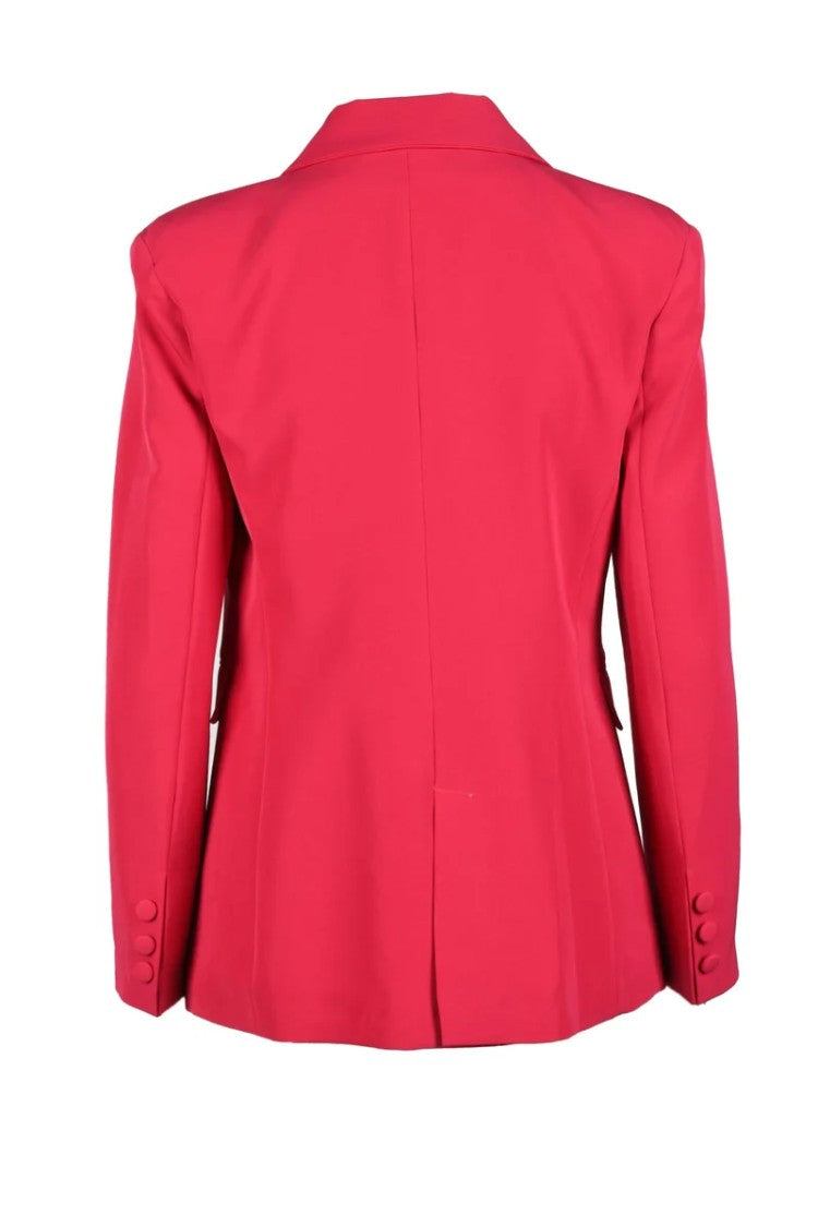 Giulia N Fuchsia Polyester Stretch Jacket