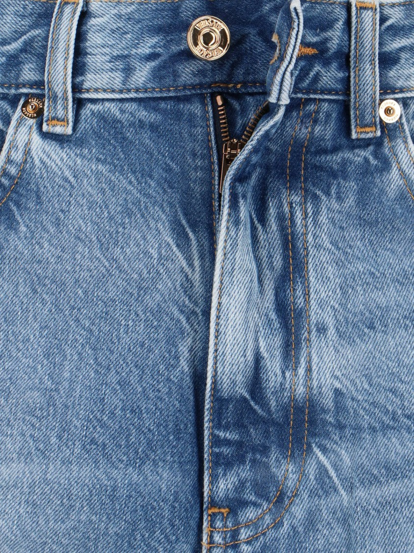 Versace Straight Jeans – Light Blue