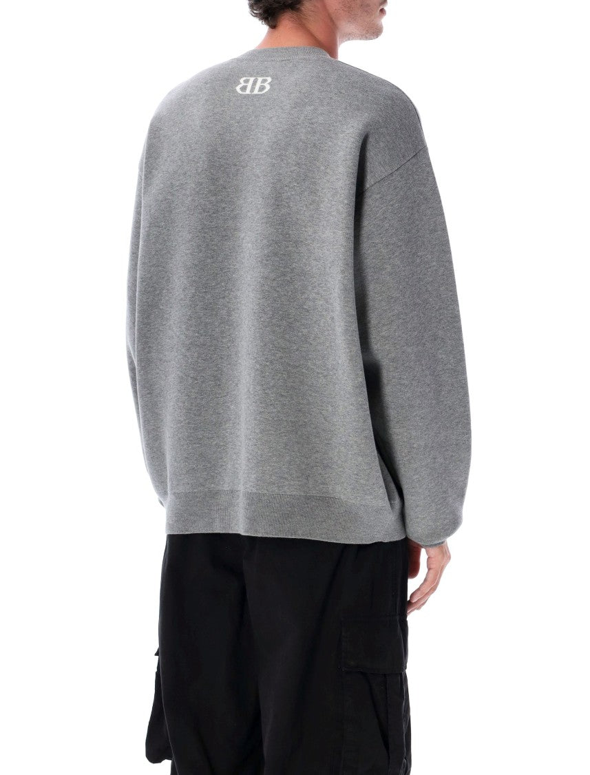 Balenciaga Intarsia Logo Sweatshirt