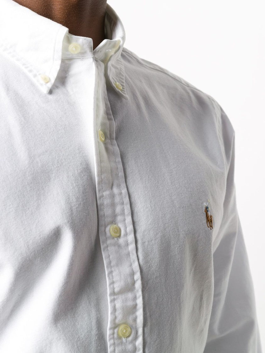 Polo Ralph Lauren Refined White Button-Up Shirt With Timeless Appeal