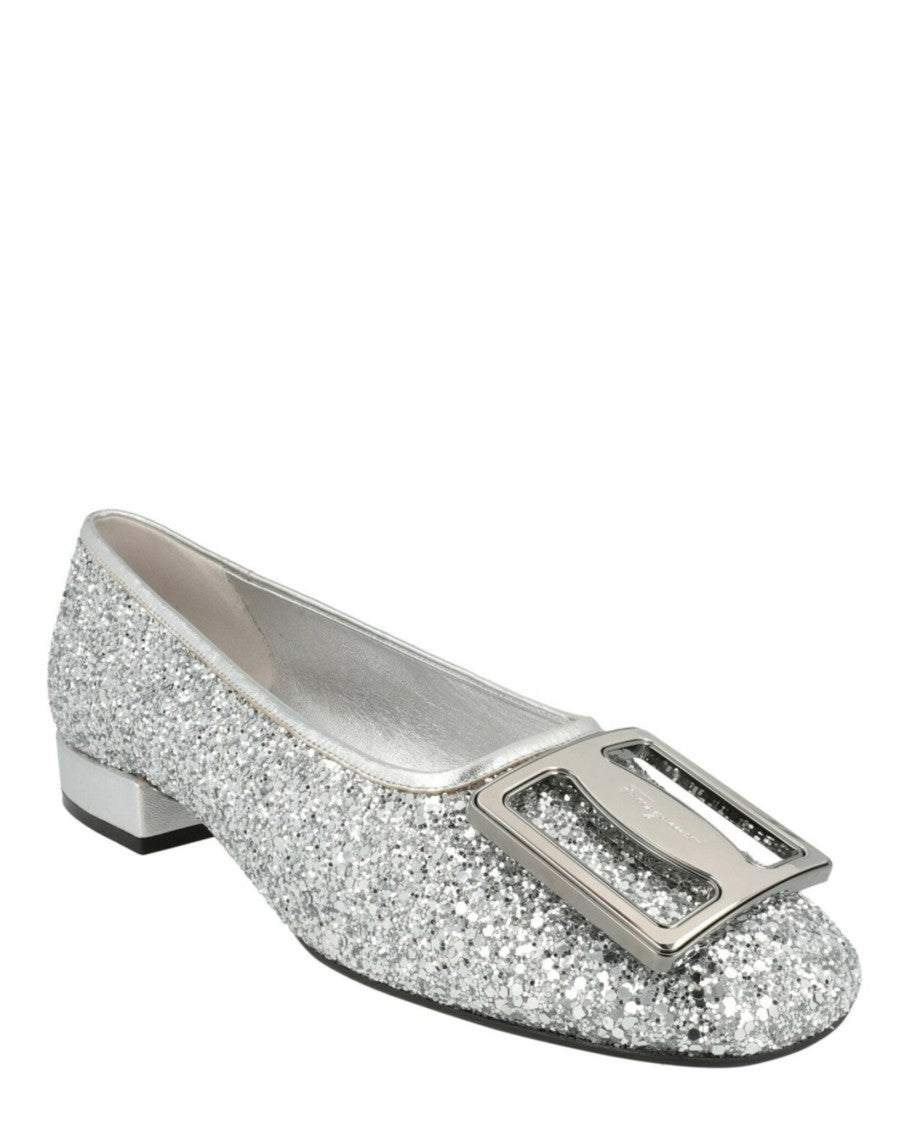 Ferragamo Myrna 15 Glitter Flats