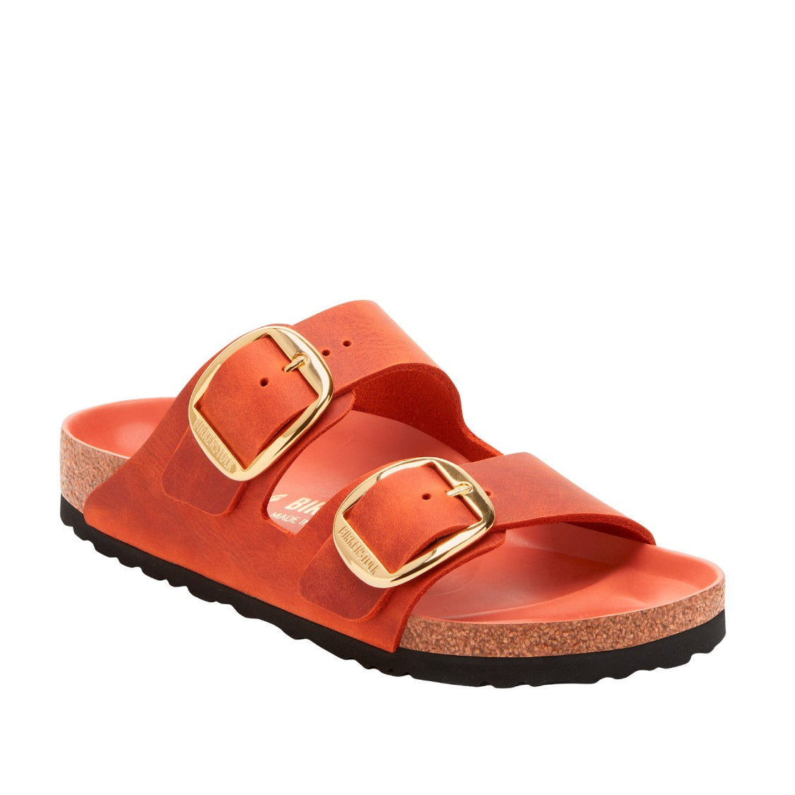 Birkenstock Arizona Sandal In Burnt Orange Oiled Leather
