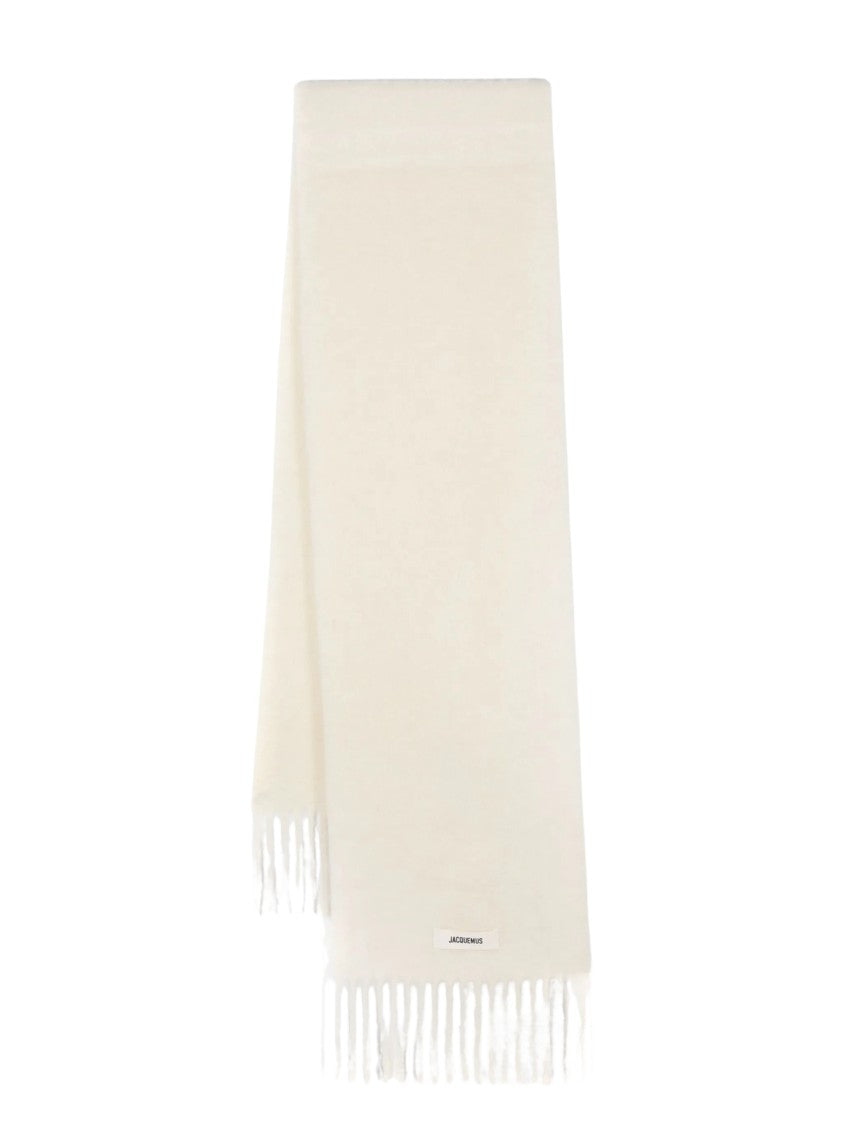 Jacquemus Carro Fringed Soft Long Scarf