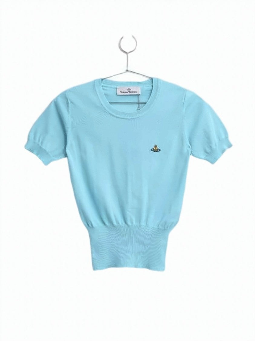 Vivienne Westwood Short-Sleeved Fitted Knit Top