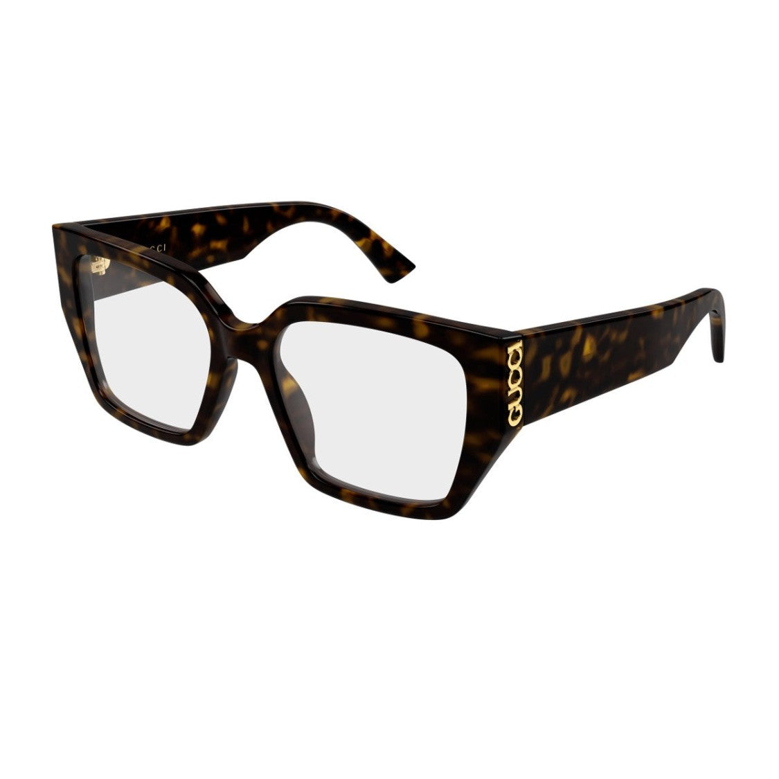 Gucci Havana Gg2042o Recycled Acetate Square Sunglasses