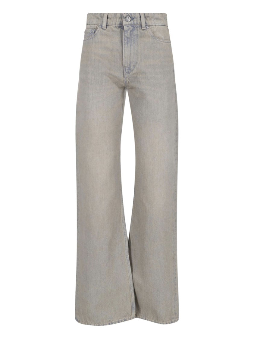 Our Legacy Grey Boot Cut Five-Pocket Jeans