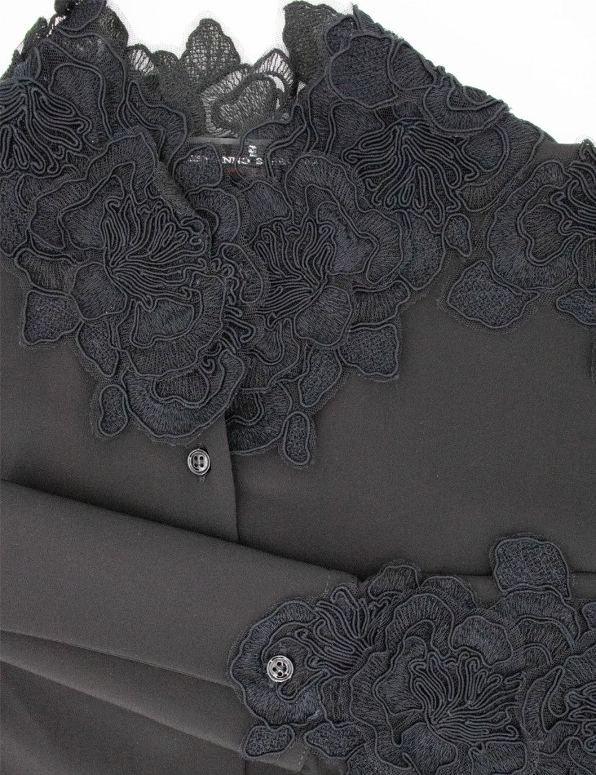Ermanno Scervino Intricate Lace-Detail Cotton Blouse