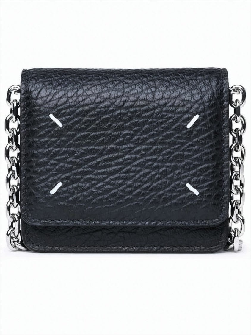 Maison Margiela Textured Calf Leather Crossbody Bag