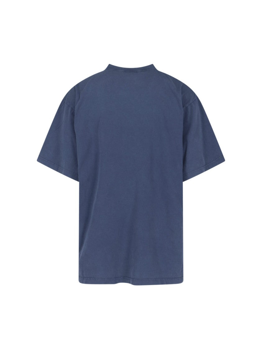 Balenciaga Classic White T-Shirt With Crew Neckline