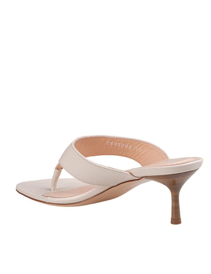 Agl Chalk Astrid Leather Sandal