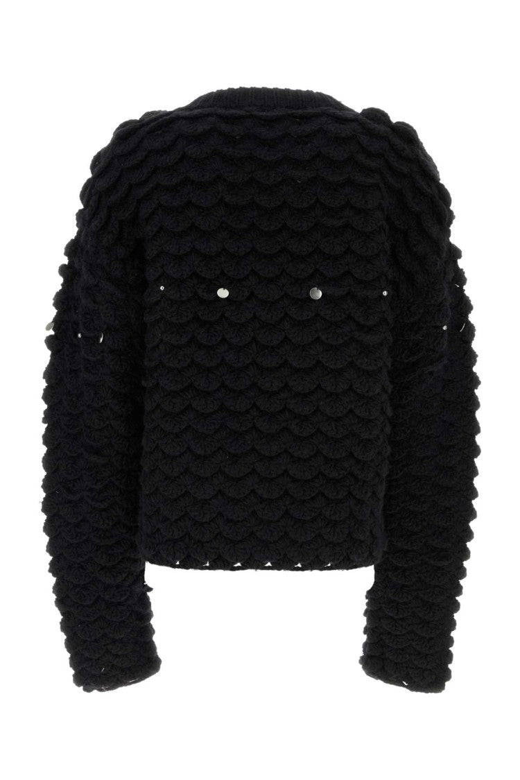 Namacheko Black Wool Blend Sweater
