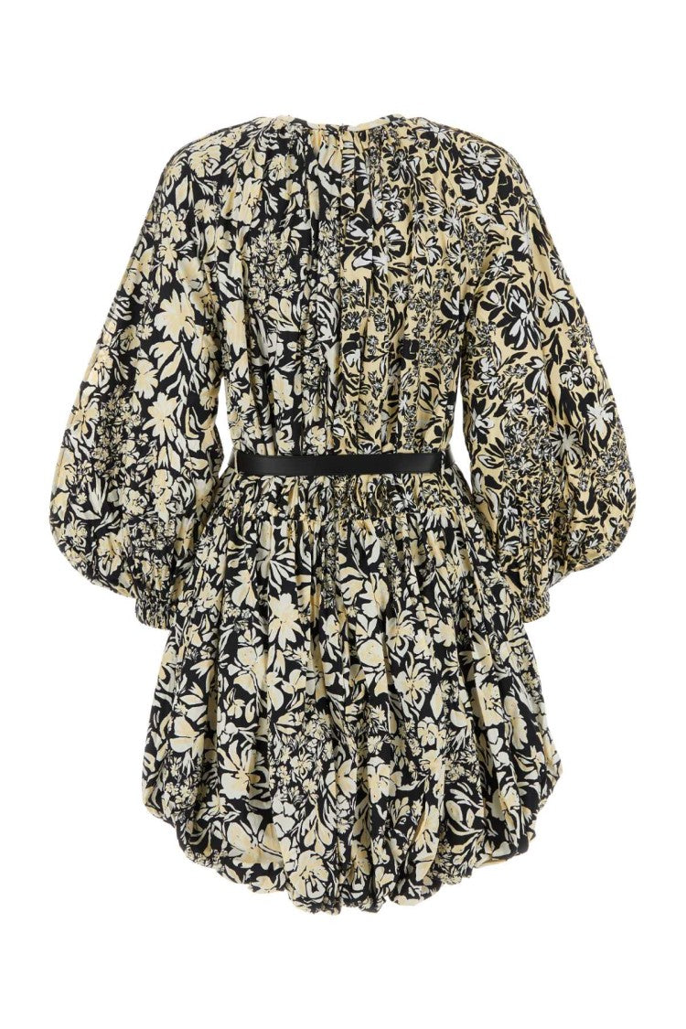 Jil Sander Printed Nylon Mini Dress