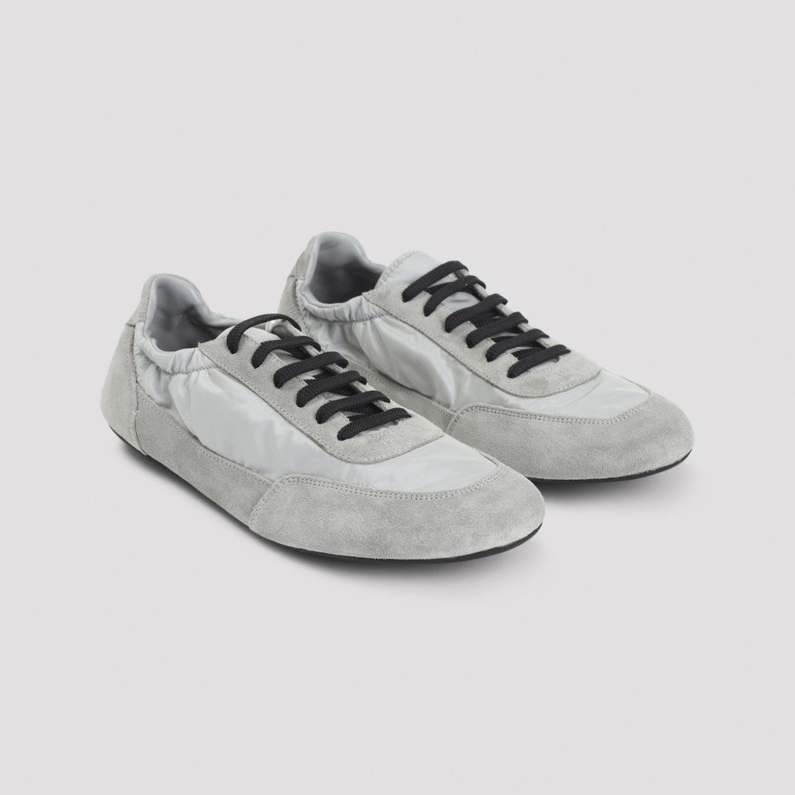 Prada Nube Calf Leather Collapse Sneakers