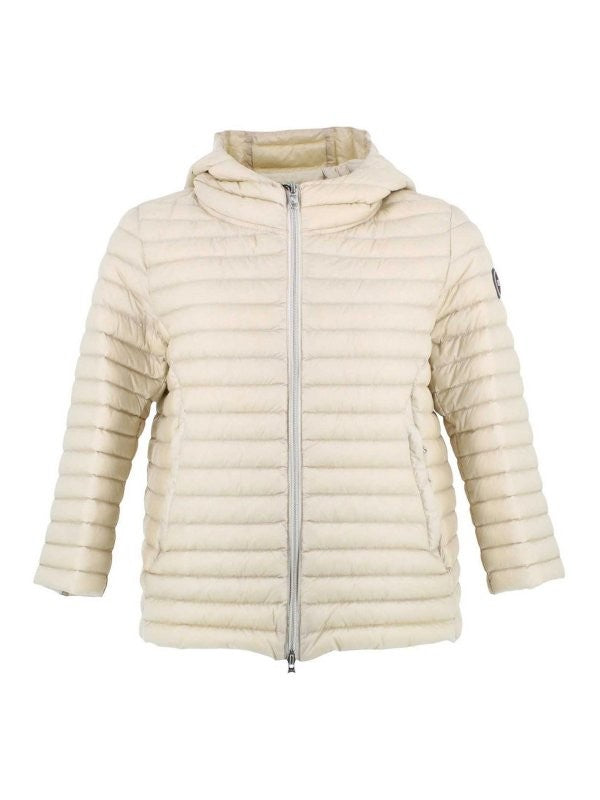Colmar Originals Beige Lightweight Quilted Jacket With A-Line Silhouette