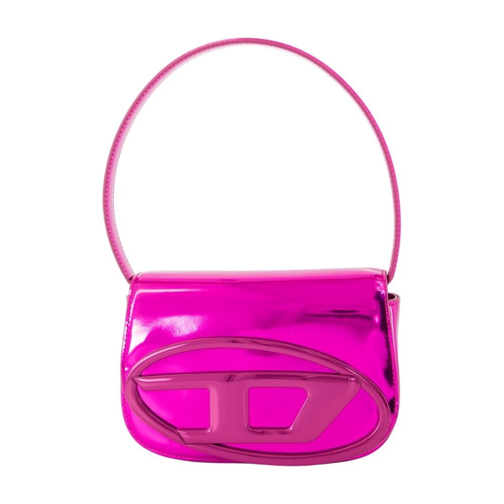 Diesel 1Dr Shoulder Bag - Leather - Fushia