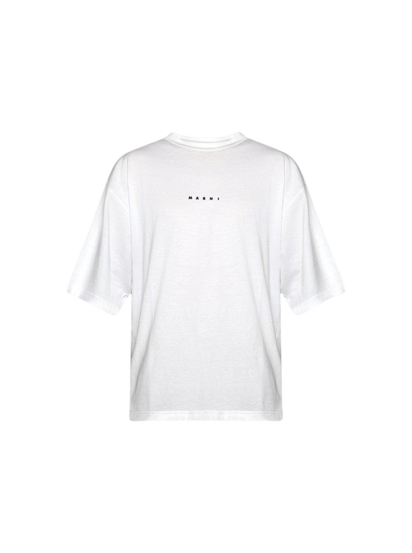 Marni Boxy Fit White Tee