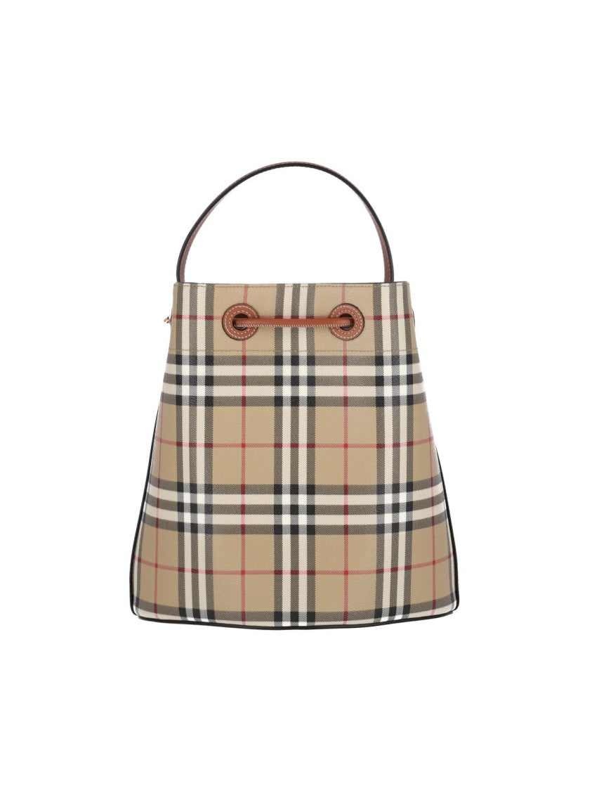 Burberry Tb Bucket Bag Small – Beige Check