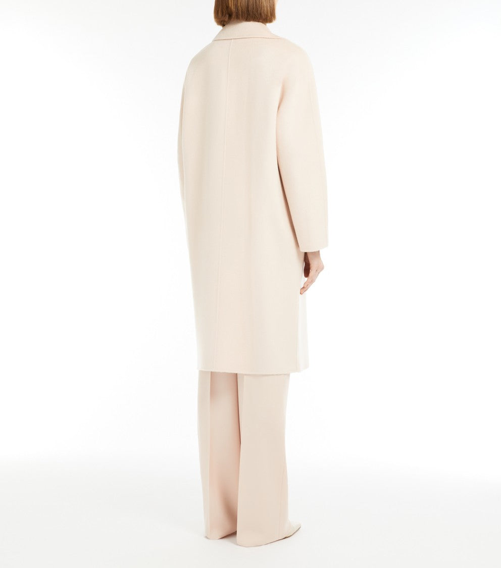Max Mara Double-Breasted Coat With Design