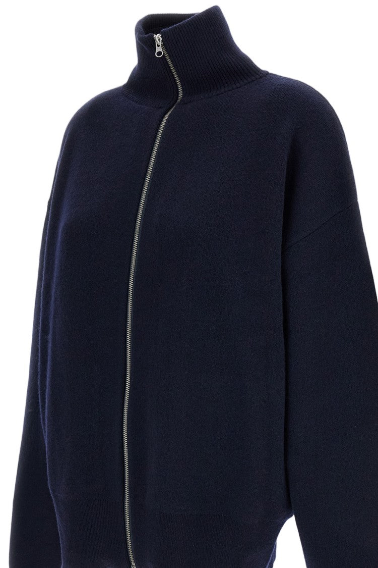 Extreme Cashmere Black Cashmere N.319 Zip Cardigan