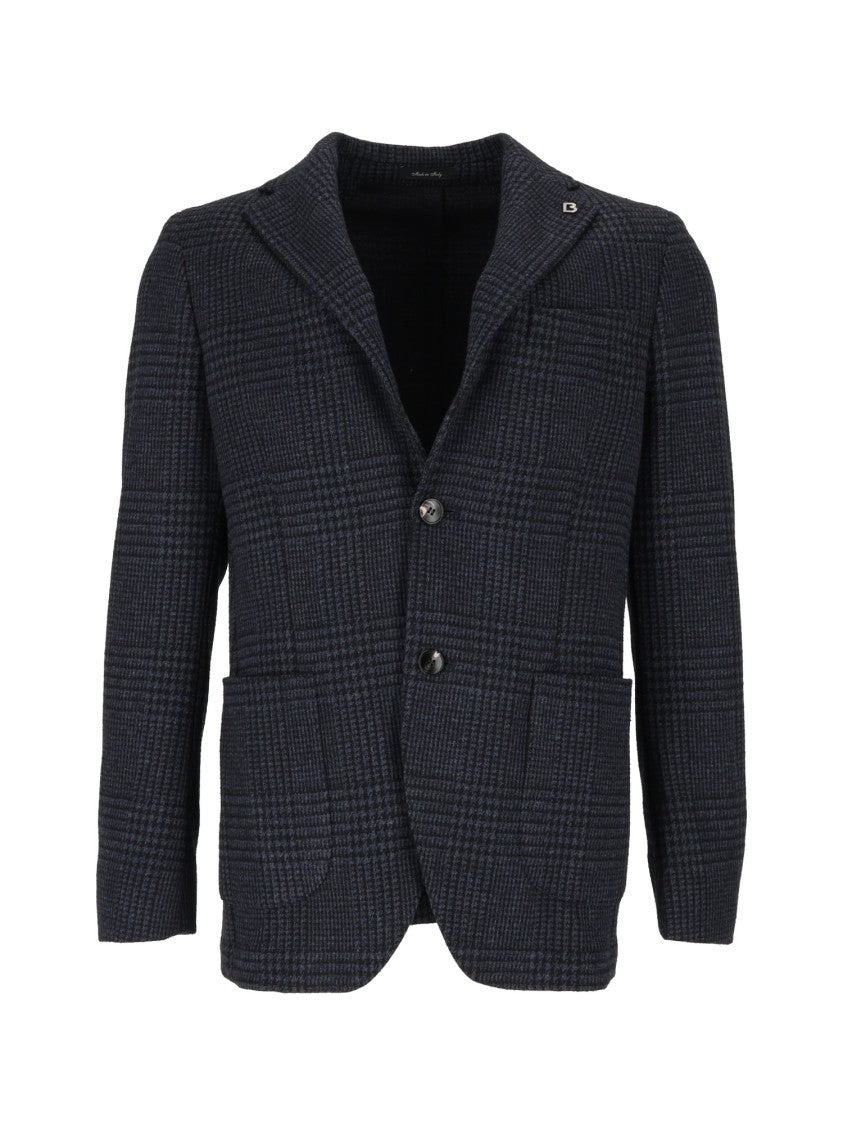 Breras Giacca Uomo Checkered Tailored Blazer