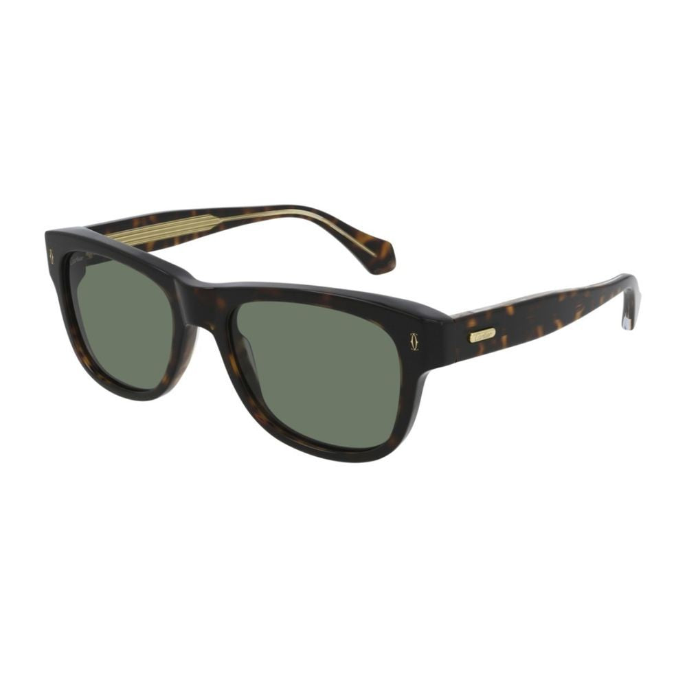 Cartier 10Ya48c0a - Faceted Acetate Rectangular Sunglasses