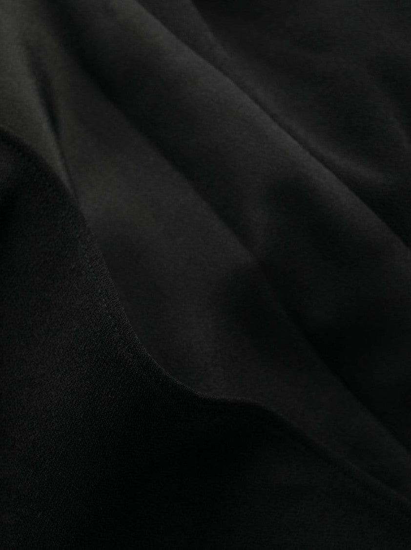 Self-Portrait Black Diamante Bust Midi Dress