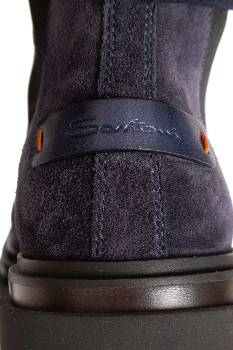 Santoni Superlight Suede Ankle Boots