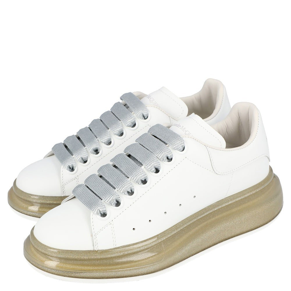Alexander Mcqueen Oversized Sneaker 'Larry' In White