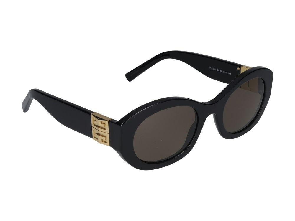 Givenchy Black Bold Oversized Round Sunglasses