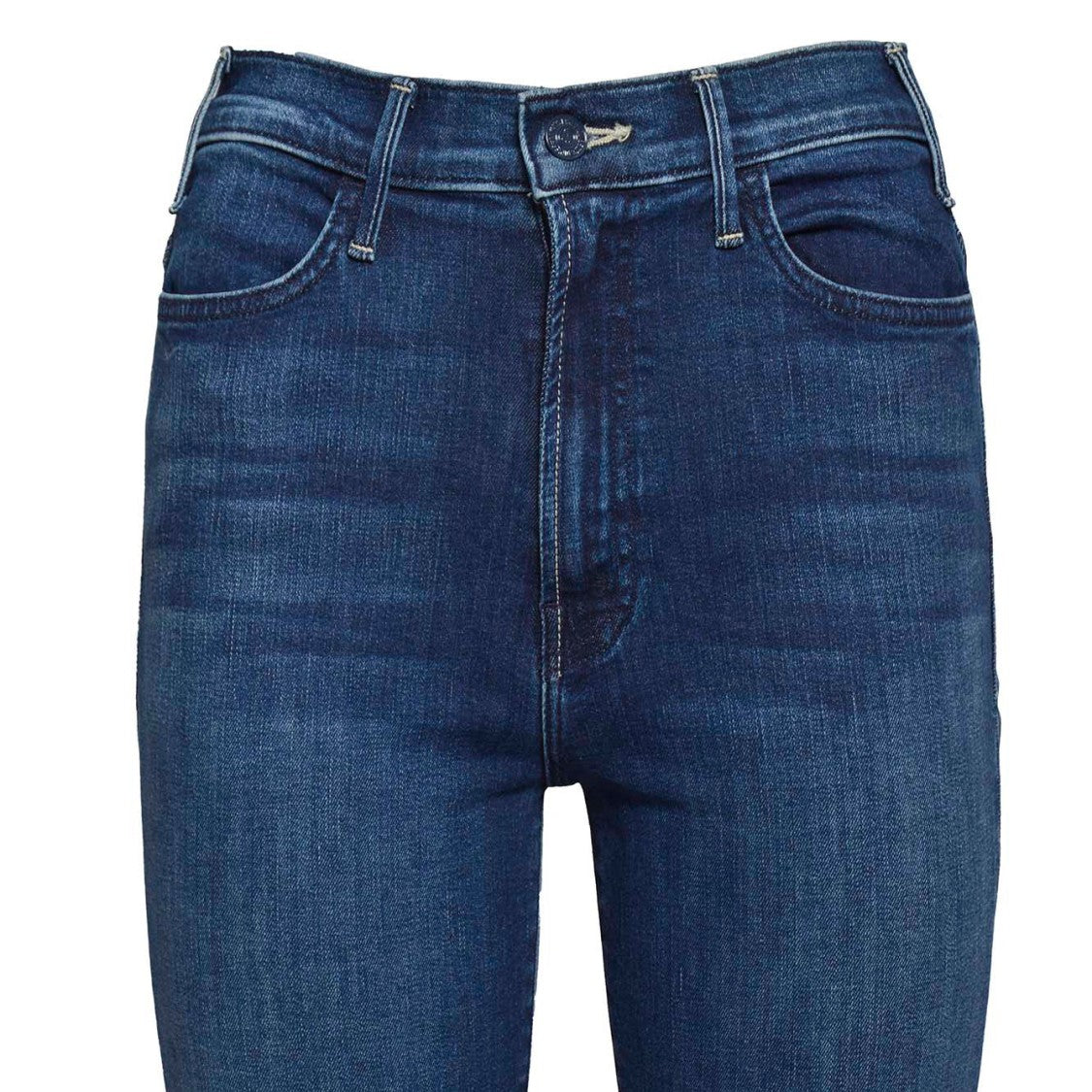 Mother Ankle-Length Straight Leg Jeans