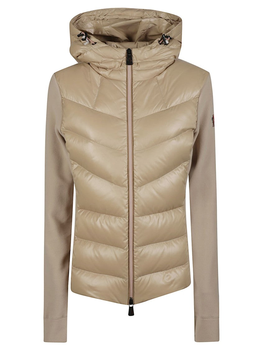 Moncler Grenoble Quilted Hooded Padded Cardigan