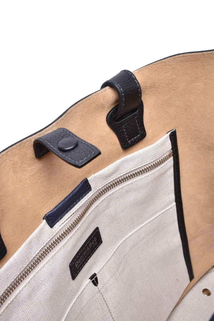 Danilel&Bob Leather Shopper Bag - Black