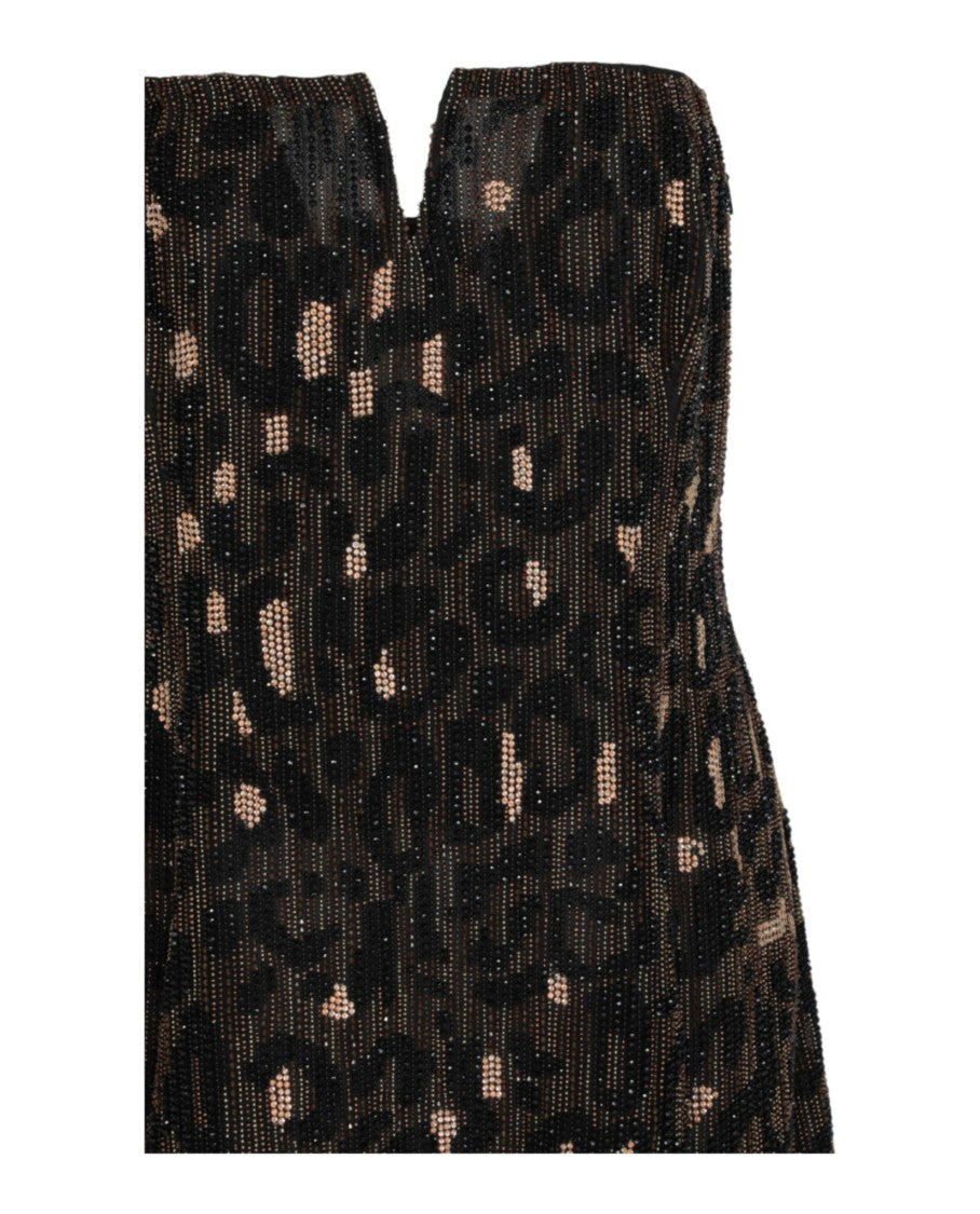Versace Embroidered Cocktail Dress