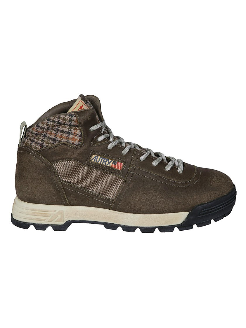Autry Malga Mid Trekking Calf Leather Boots