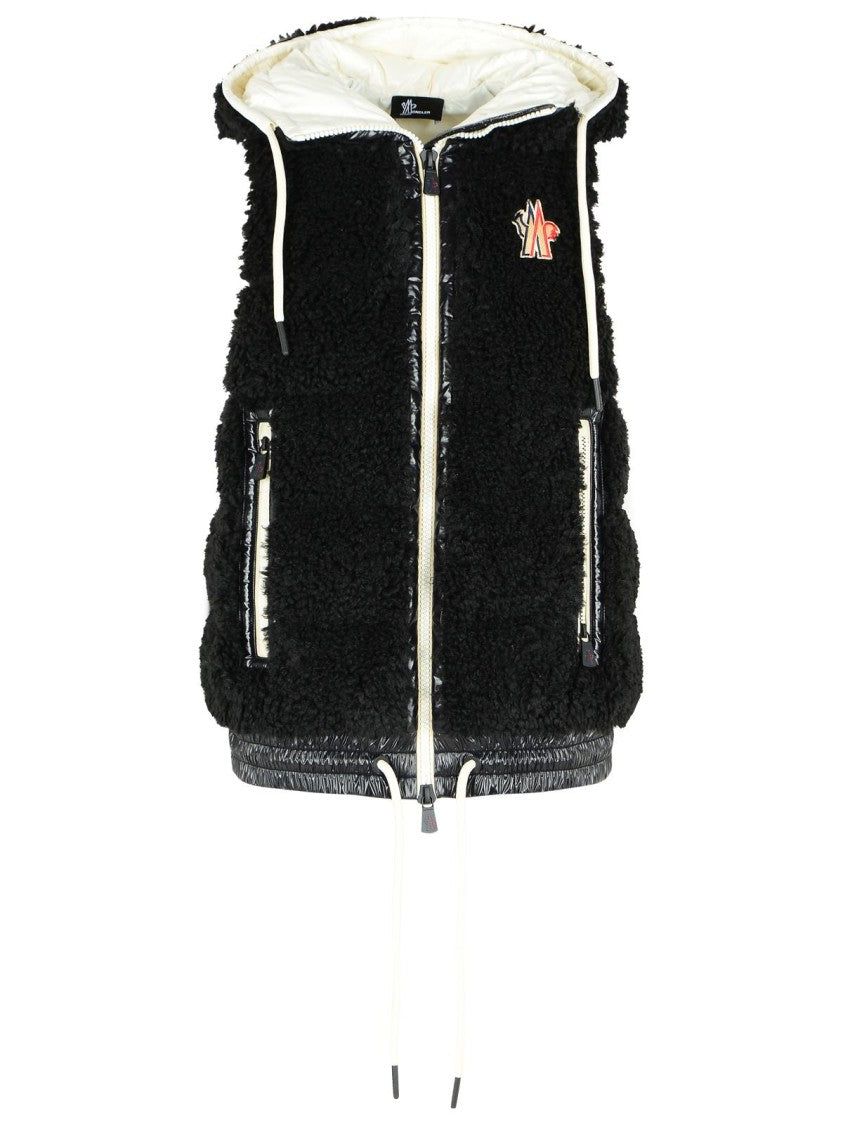 Moncler Grenoble 'Teddy' Black Polyester Vest