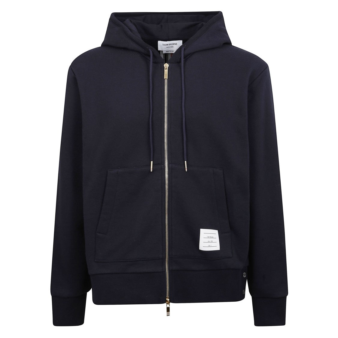 Thom Browne Striped Back Zip Hoodie