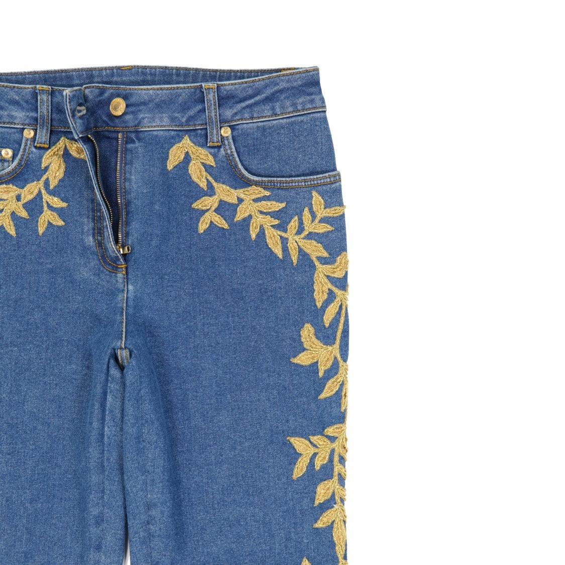 Moschino Slim Fit Cotton Denim Jeans