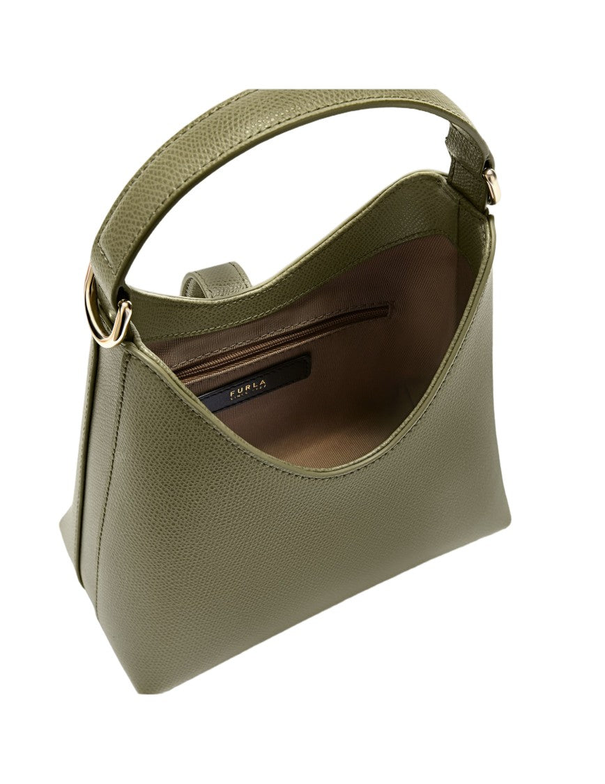 Furla Iride Mini Leather Bag, Avocado Green
