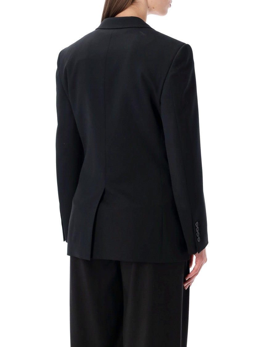 Balenciaga Standard Single-Breasted Tailored Blazer In Black