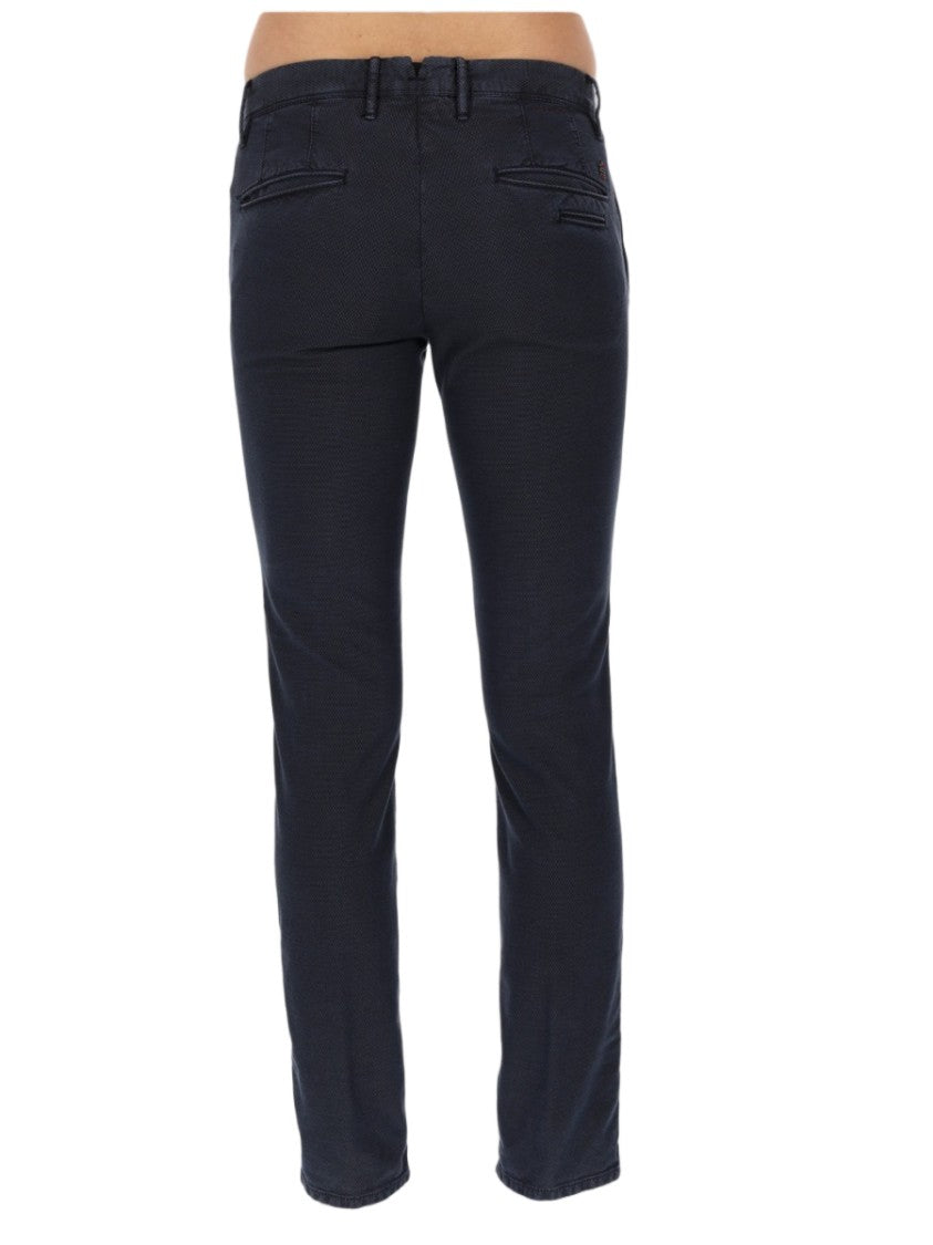 Incotex Tailored Slim-Fit Pants With Patch Logo Detail