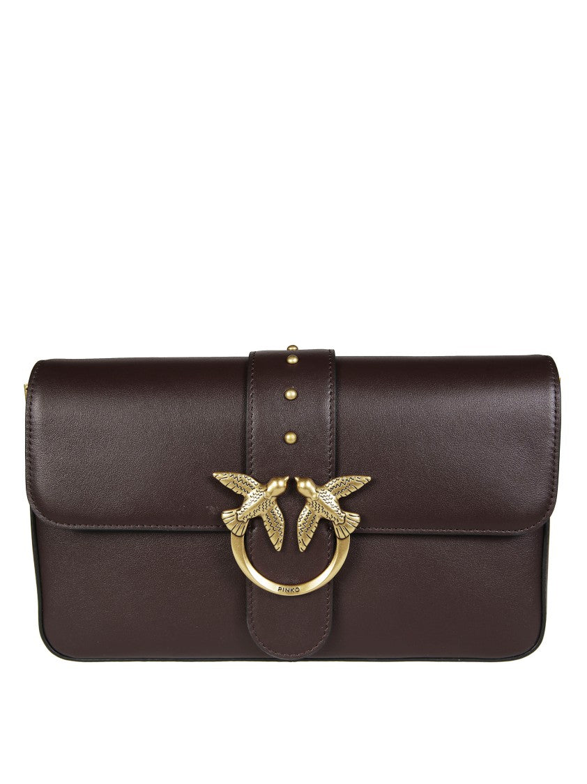 Pinko Soft Rounded Slouchy Bag With Gathered Top