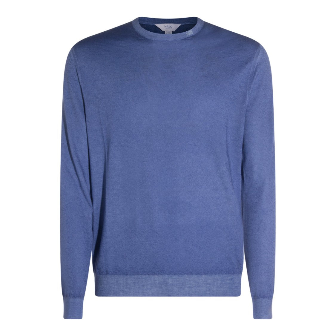 Malo Crew Neck Sweater With Fine-Knit Texture